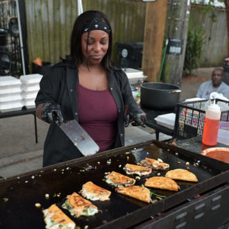 fresh food grilled on blackstone New Orleans 