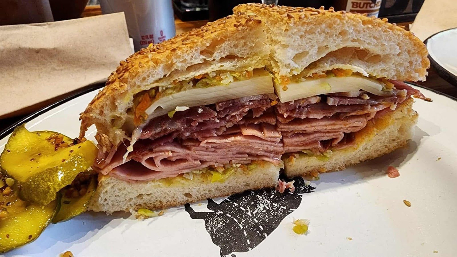 Andouille sausage and chicken browning in a Dutch oven—the first step in building bold Cajun  jambalaya flavor.